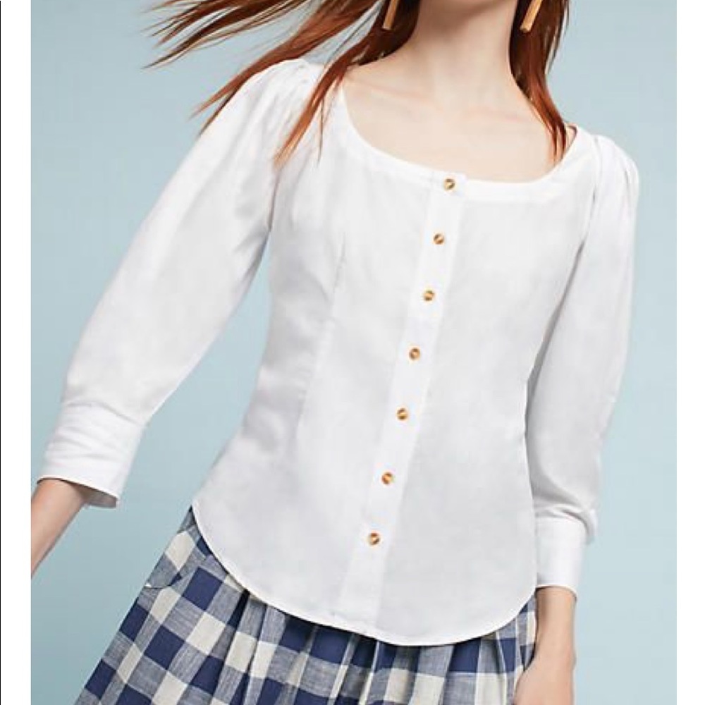 Anthropologie Solange Button Down